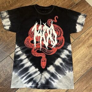 Trippie Redd Short 1400 Size Small Black Tie Dye Snake